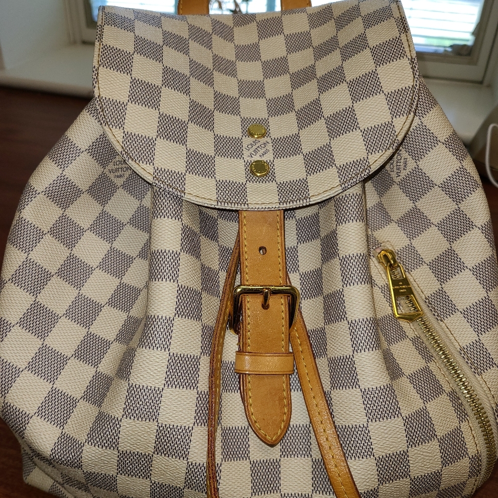 SOLD LOUIS VUITTON Sperone Backpack Damier Azur